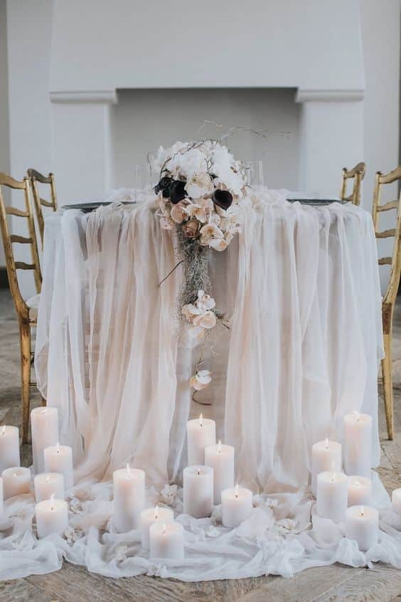 décoration de table mariage bohème