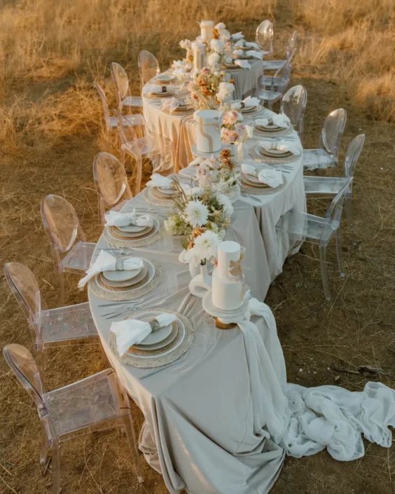 décoration de table mariage chic et moderne