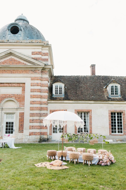 mariage bohème chic-location de mobilier de jardin