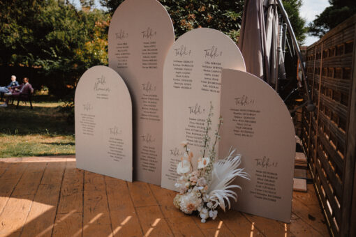 décoration pour plan de table mariage chic et élégant couleurs nude et beige