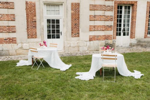 Mariage champêtre chic _ location de mobiliers de jardin