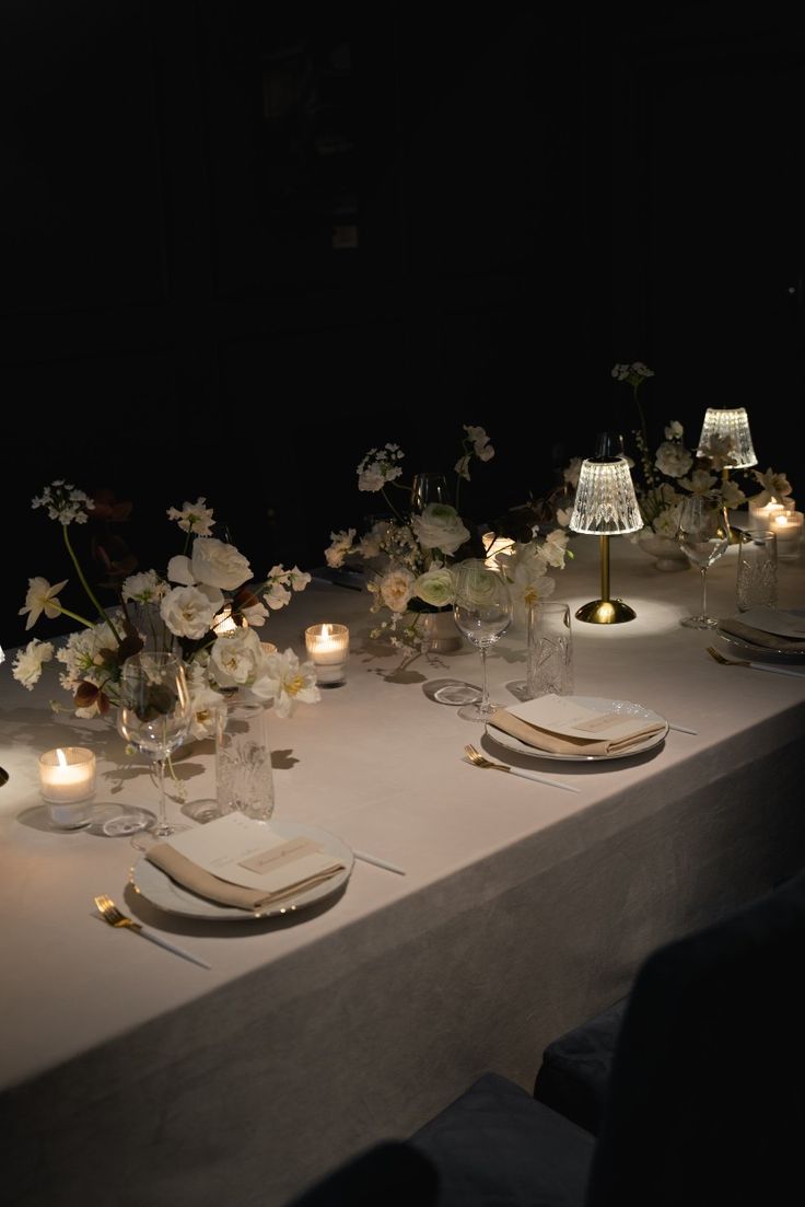 table de mariage élégante et chic tendance