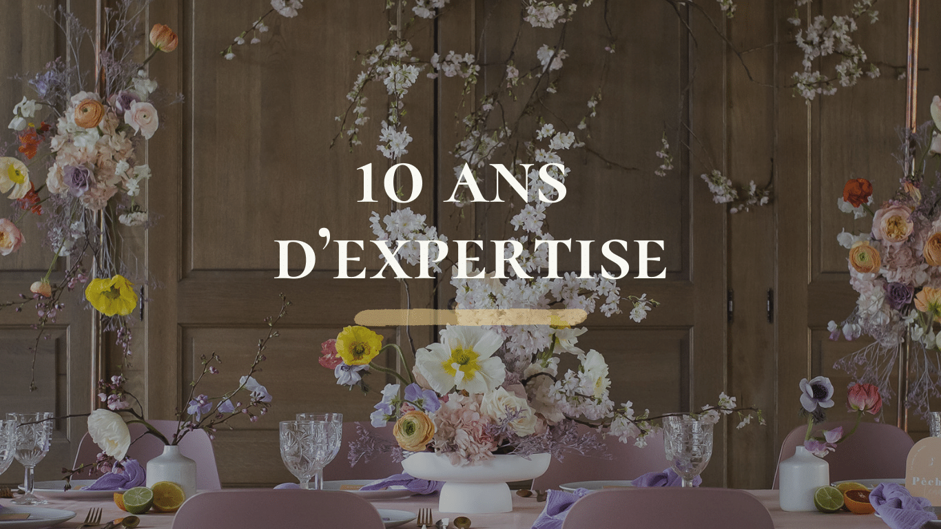 décoration mariage 10 ans d'expertise