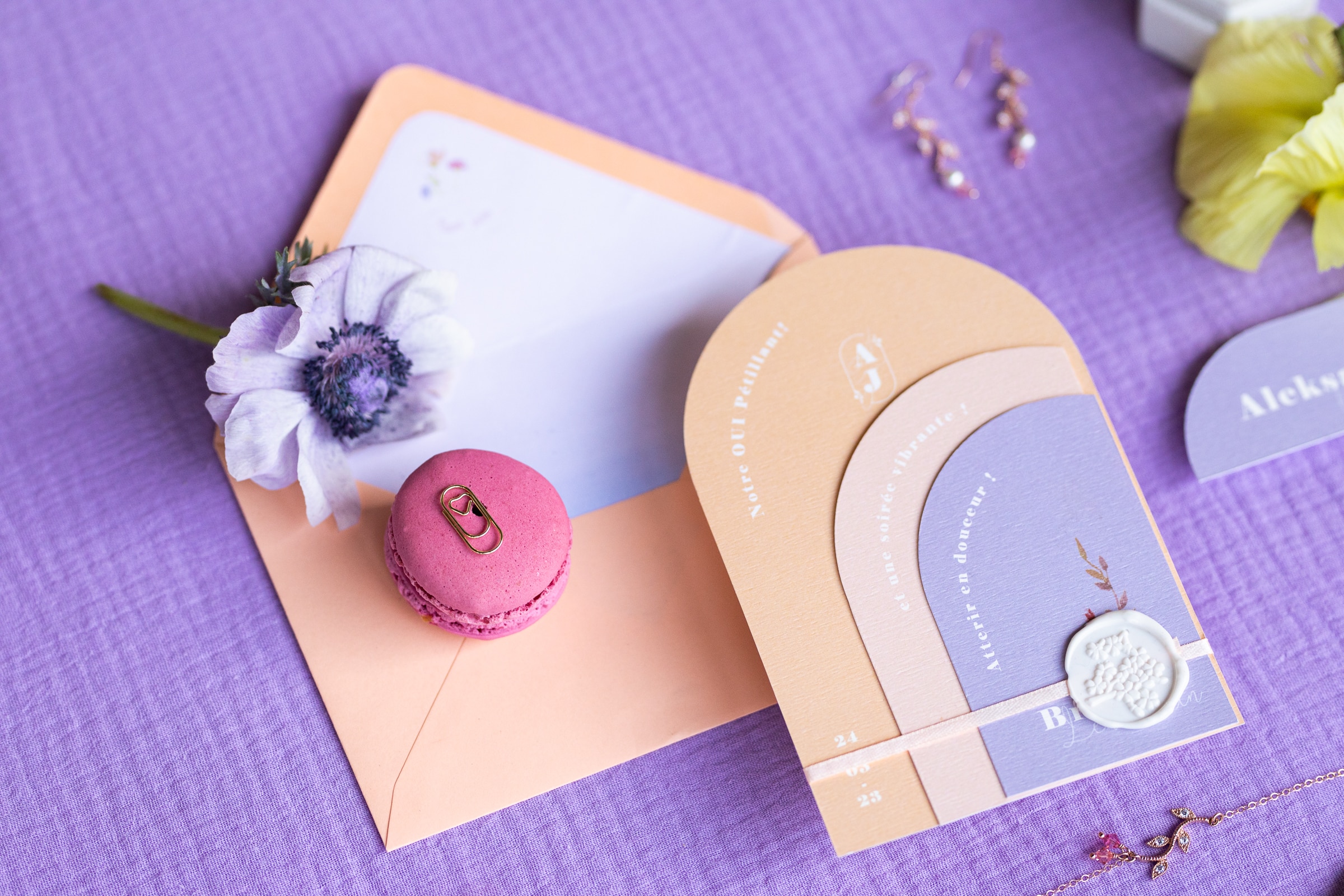 Inspiration mariage printanier - papeterie mariage - décoratrice mariage en Ile de France