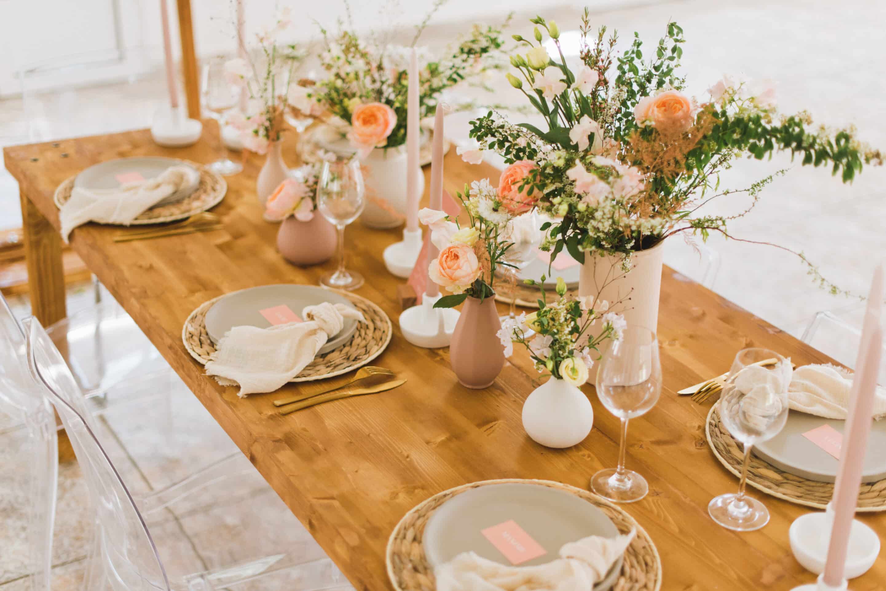 location de décoration de mariage bohème chic