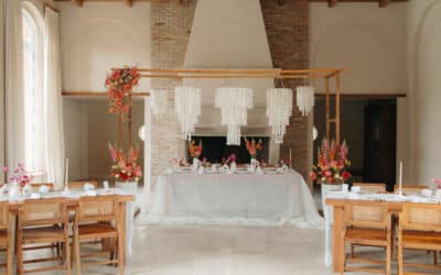 Décoratrice mariage en Île-de-France : décoration blanche élégante et moderne – wedding design de Sophie & Dominique