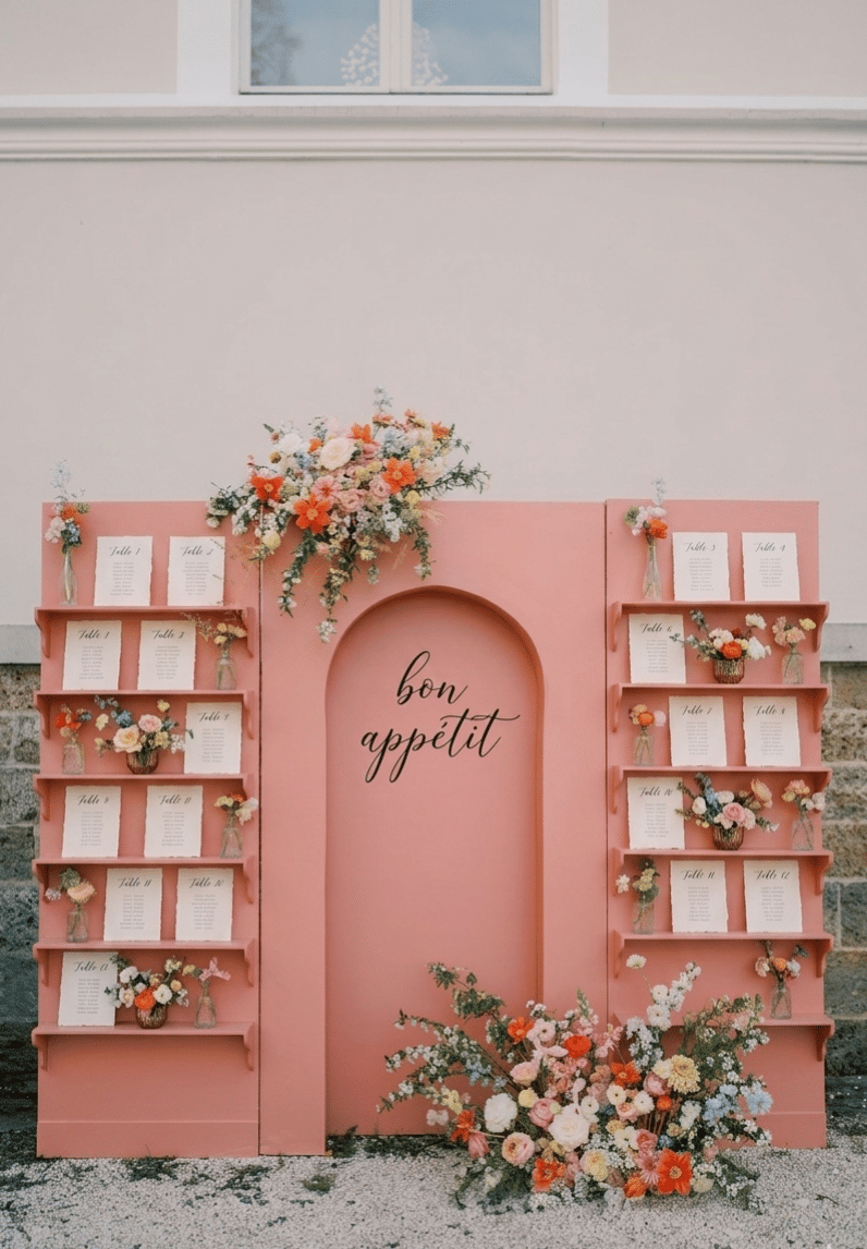 Wedding Seating Chart Rental in the Île-de-France Region and Neighboring Regions