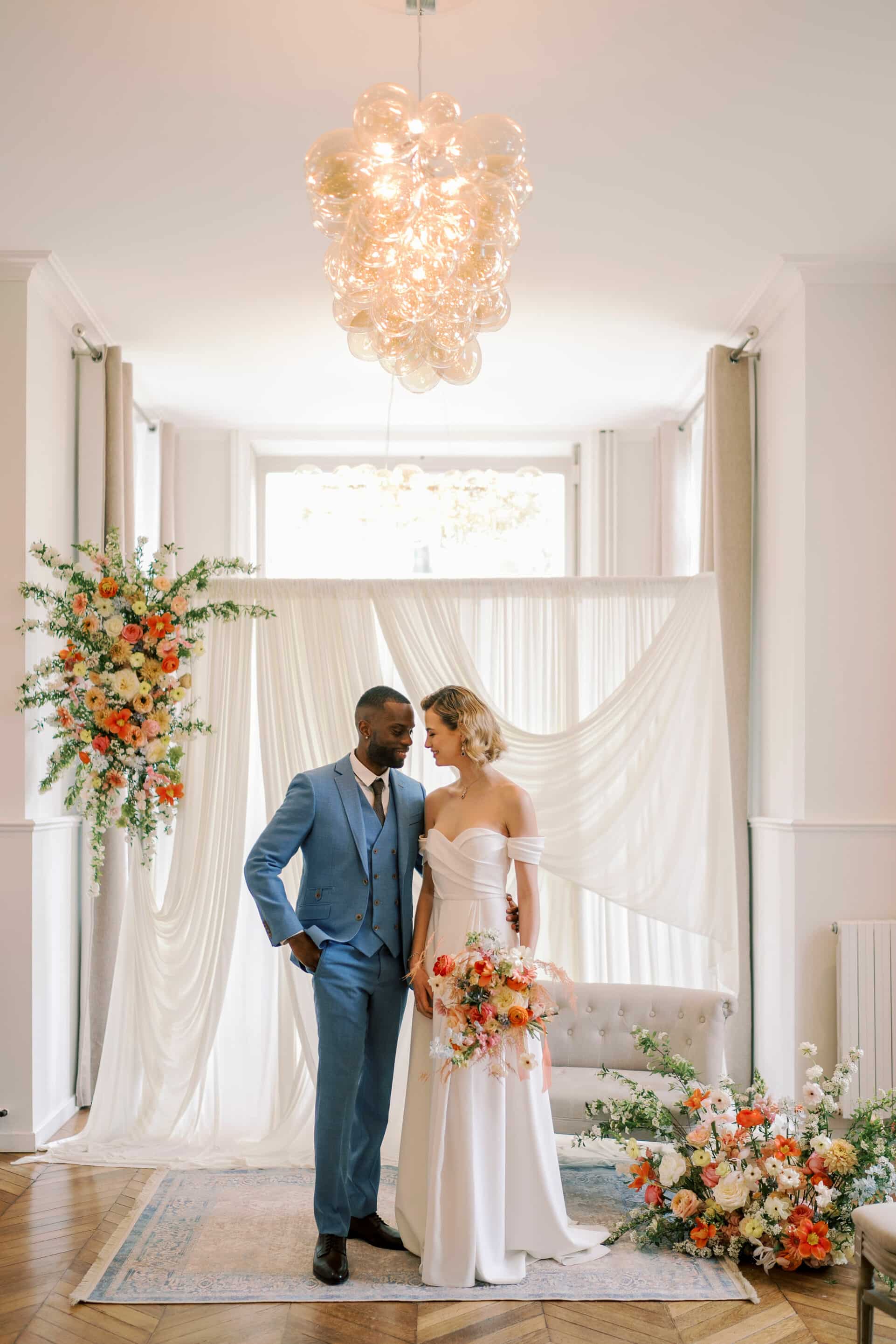 décoration de mariage élégante et chaleureuse -décoratrice de mariage IDF et Paris
