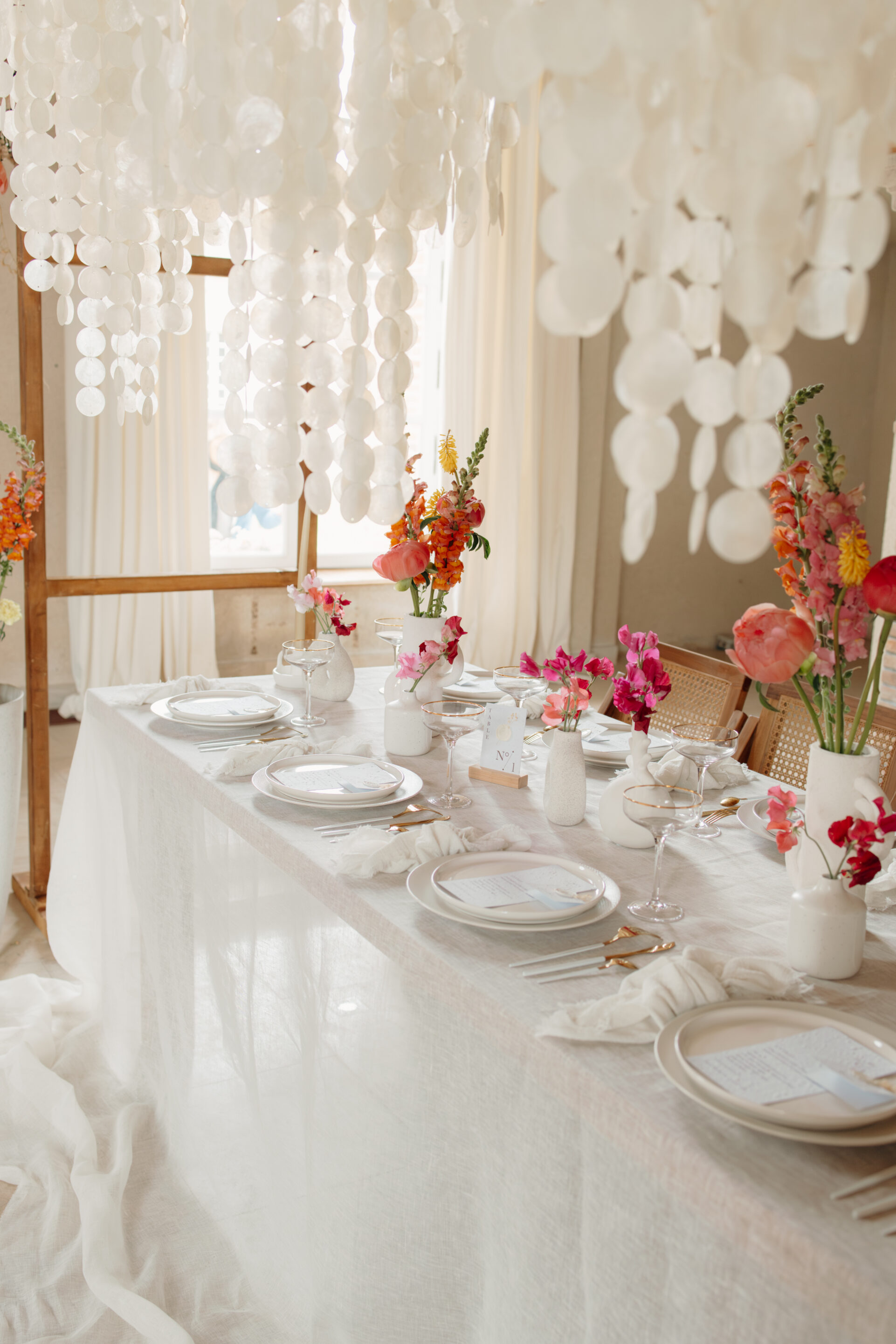 décoration de table moderne et élégante