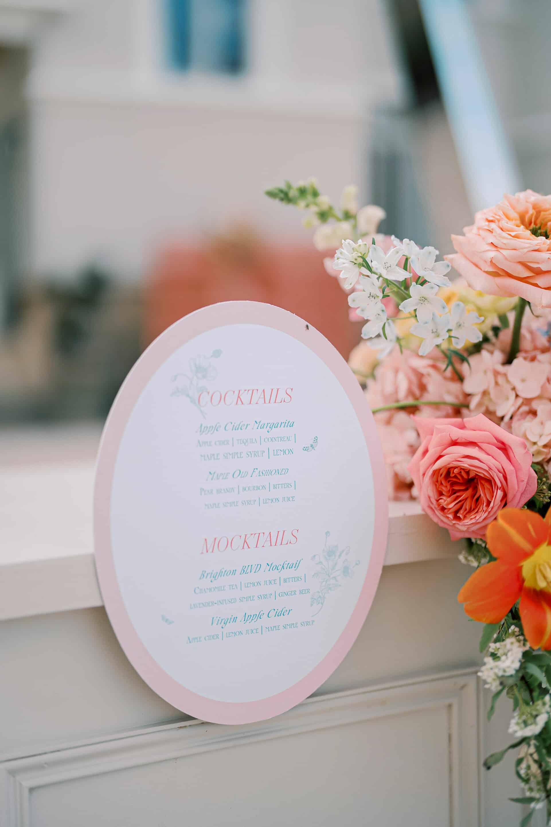 papeterie cocktail mariage
