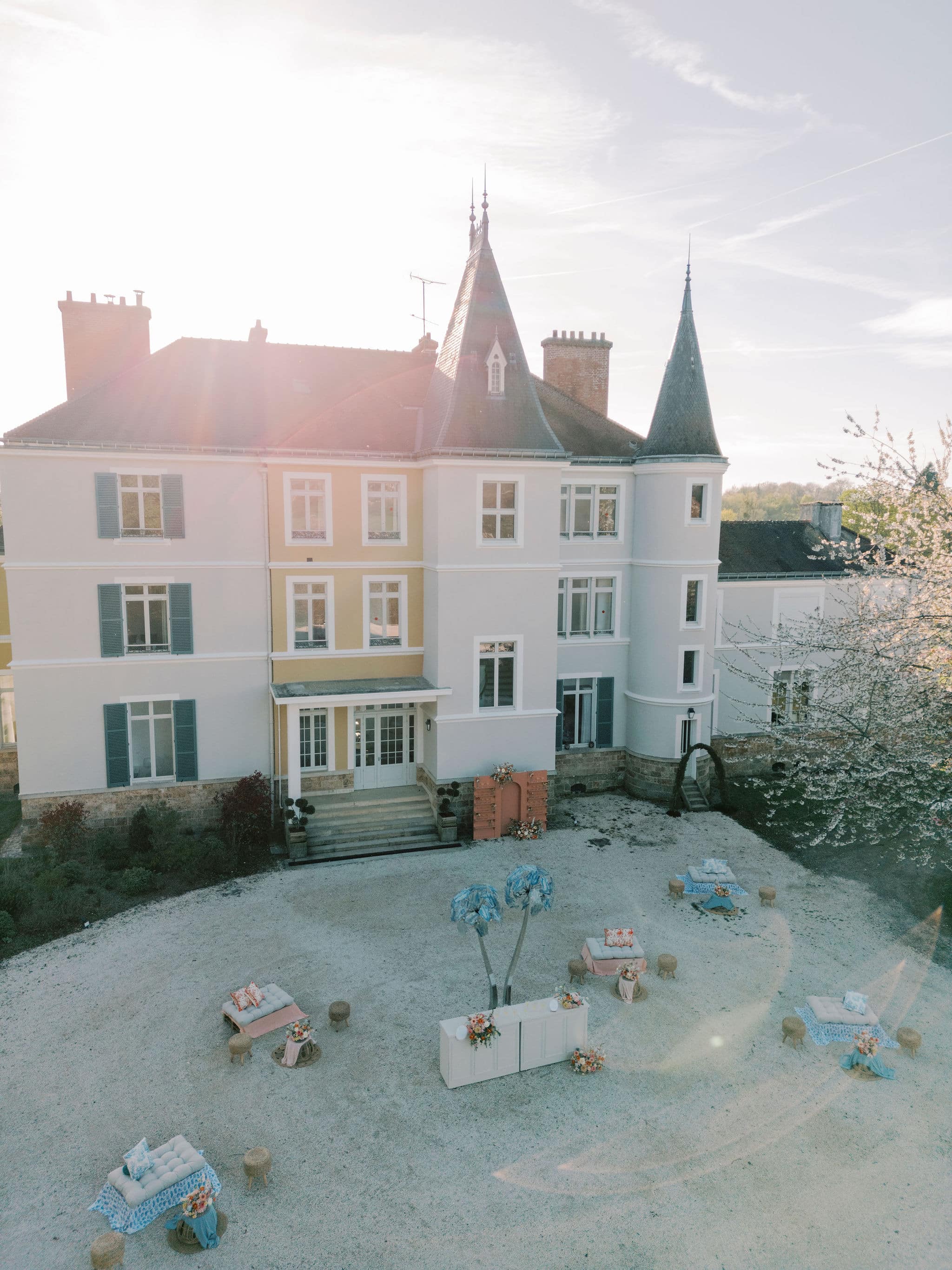 vin d'honneur au domaine du grand morin